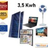 ΦΩΤΟΒΟΛΤΑΙΚΑ-Αυτόνομο σύστημα 4kWh+3000VA inverter Charger Νορβηγίας - Image 2