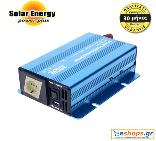 Inverter Καθαρού Ημιτόνου Premium  SK -300-S-TY-12V