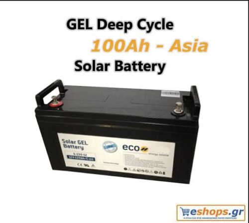 Μπαταρία βαθιάς εκφόρτισης OBM ECOGEL 100Ah, C-100/12V