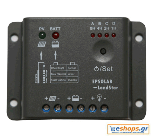 LS0512R PWM ΡΥΘΜΙΣΤΗΣ ΦΟΡΤΙΣΗΣ EPSOLAR 5Α 12V