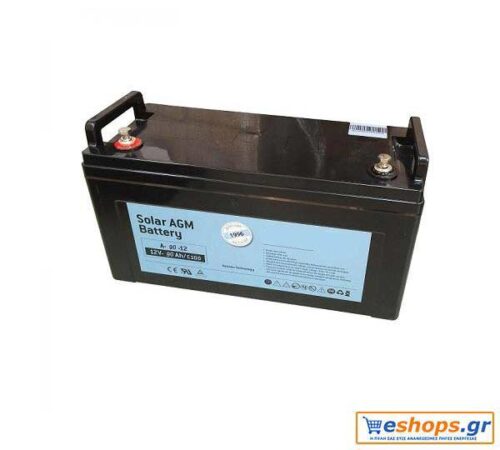 Μπαταρία βαθιάς εκφόρτισης ECO SUN  ECOAGM 90Ah, C-100/12V