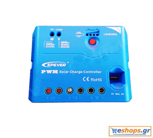 LS3024EU PWM ΡΥΘΜΙΣΤΗΣ ΦΟΡΤΙΣΗΣ EPSOLAR 30Α 12/24V