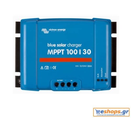 Victron BlueSolar MPPT 100/30  - Ρυθμιστής Φόρτισης 30A-MPPT για Φωτοβολταϊκά-Ανεμογεννήτριες