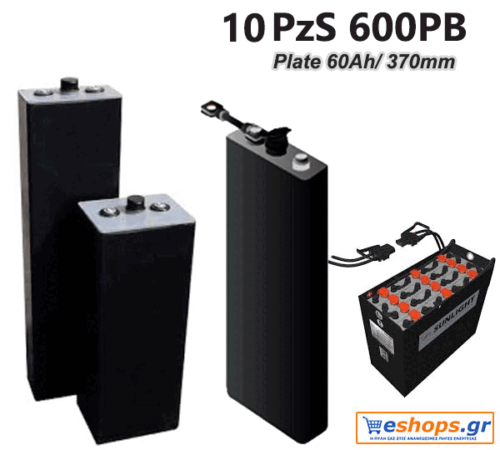 10 PzS 600 PB 2V Μπαταρία SUNLIGHT βαθιάς εκφόρτισης