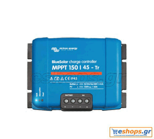 Victron SmartSolar MPPT 150/45-Tr - Ρυθμιστής Φόρτισης MPPT 45A Φωτοβολταικών - Ανεμογεννητριών
