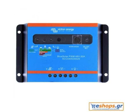 Victron BlueSolar PWM Light 48V/30A - Ρυθμιστής Φόρτισης PWM 30A για Φωτοβολταϊκά