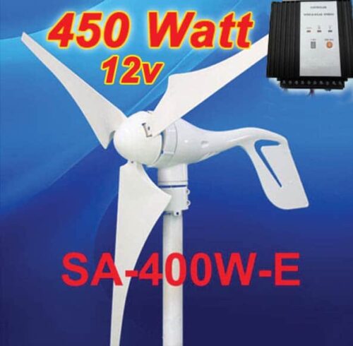 450 Watt Ανεμογεννήτρια 12v + controller 600watt